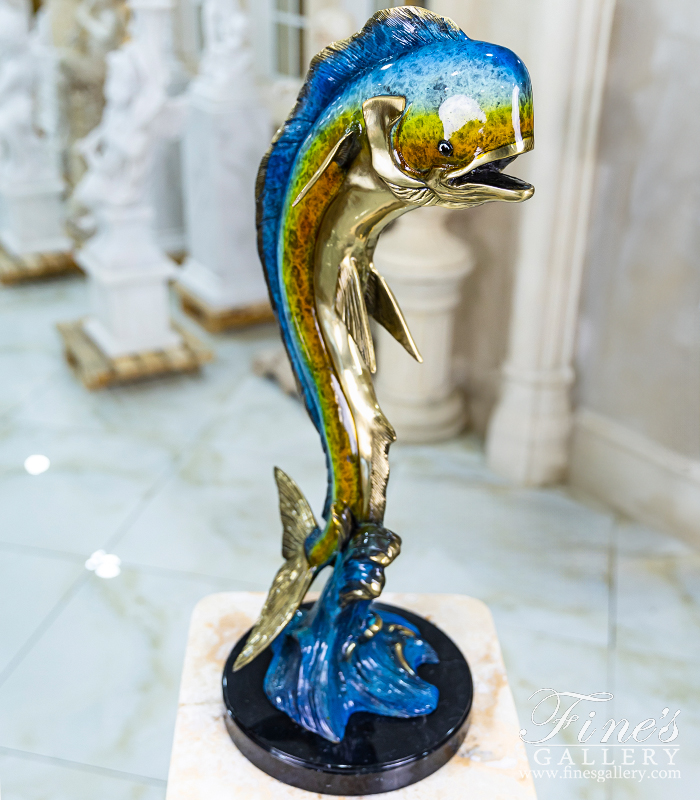 Bronze Statues  - 31 Inch Bronze Mahi Mahi - BS-1654